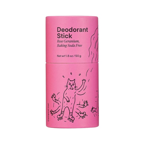 Deodorant Stick - Rose Geranium (Baking Soda Free) | Rose Geranium Baking Soda Free / Full Size (1.8 oz)