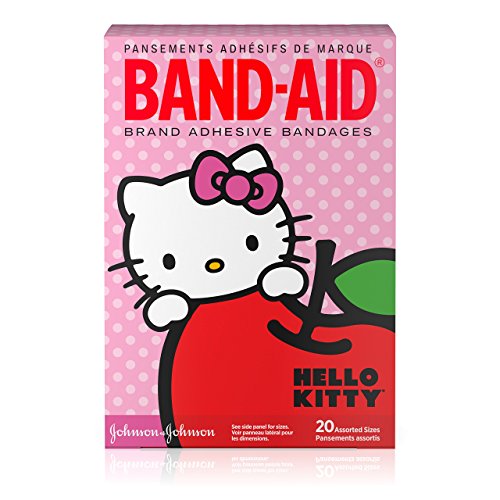 Band-Aid Brand Adhesive Bandages, Hello Kitty, 20 Count (Pack of 3) - Hello Kitty Assorted 20 Count (Pack of 3) - 20 Count (Pack of 3)