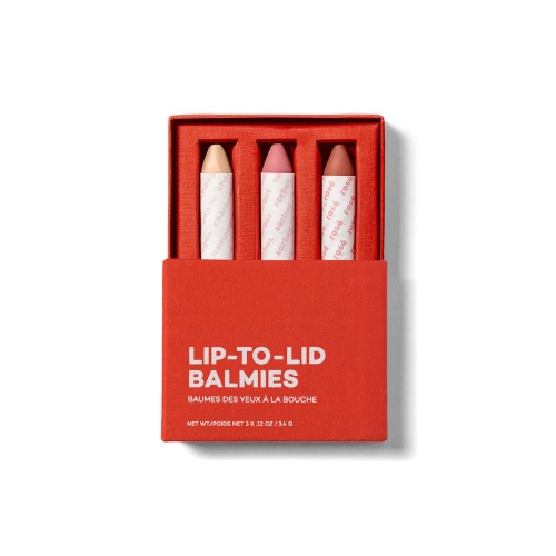 Balmie Trio Set | COTTON CANDY SKIES - Champagne, Sorbet, Rosé  - Soft, rosy nudes to lighten the mood