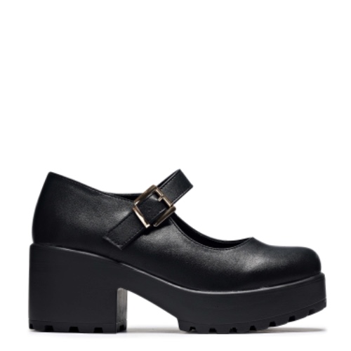 Tira Mary Jane Shoes 'Faux Leather Edition' | UK 6 / Black