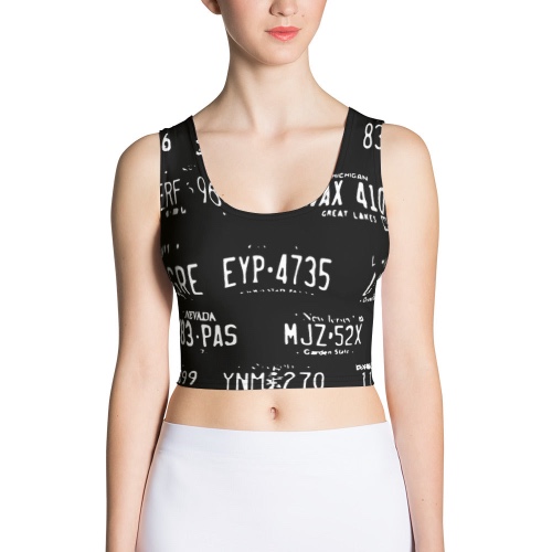 ALPR State Plates Crop Top | XS