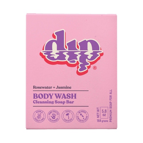 Body Wash Cleansing Soap Bar - Rosewater & Jasmine | Default Title