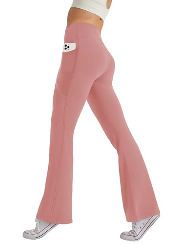 Flare Yoga Pants - Pink