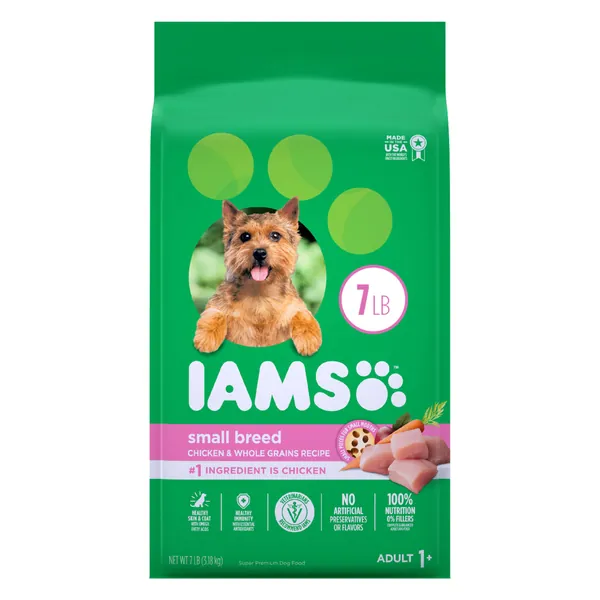 Iams Small Breed Adult Dry Dog Food, Chicken - 7 Pound (Pack of 1)