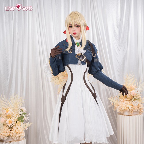 Uwowo Collab Series: Anime Violet Evergarden Cosplay Violet cosplay Costume Women Dress - 【Pre-sale】L