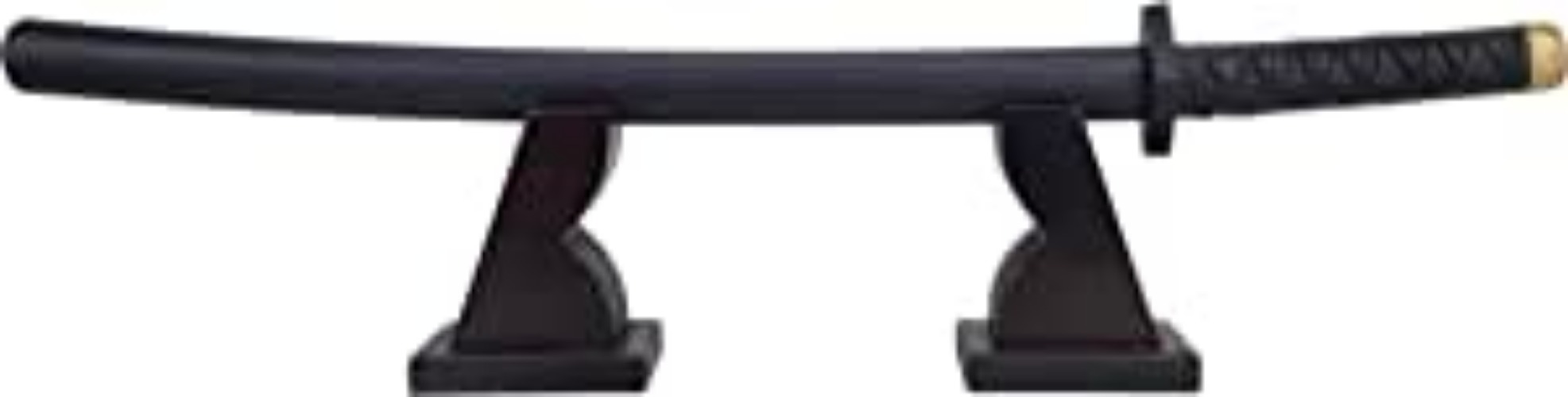 Wood Katana Sword Stand Display - Decent Japanese Samurai Sword Holder, Wooden Rack for Knife, Dagger at Home or Office