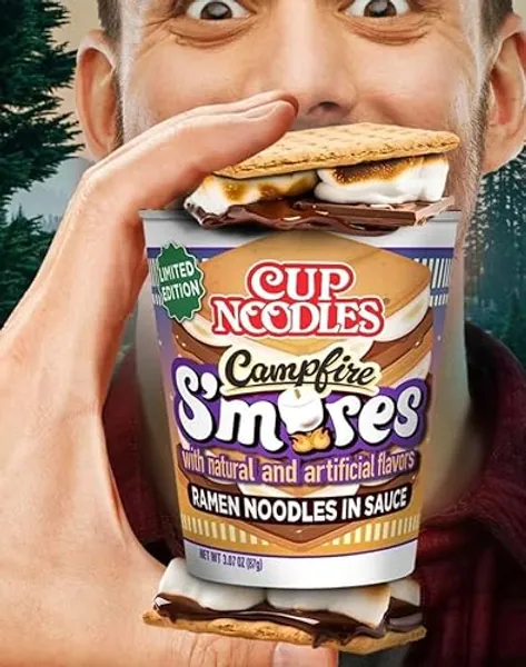 Noodles Ramen Campfire Smores x2 pack new limited edition cup noodles