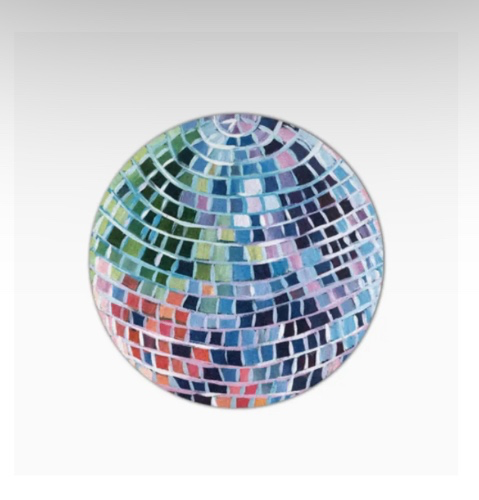 Disco ball rug