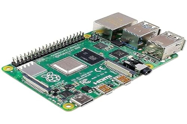 Raspberry Pi 4 Model B 2019 Quad Core 64 Bit WiFi Bluetooth (4GB) - 4GB