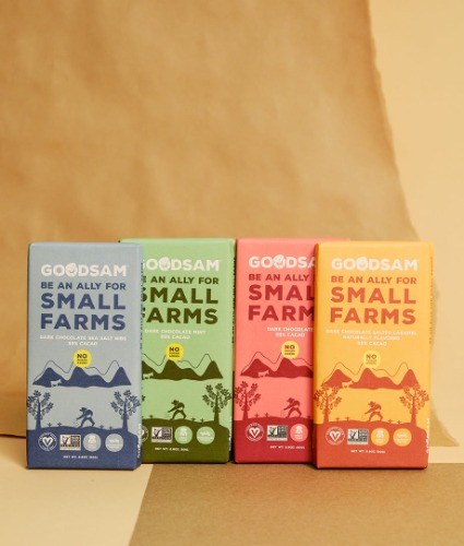 Bar Sampler pack: 55%, Sea Salt Nibs, Mint bars, Salted Caramel - Chocolate Bar Bundle (4 bars, 1 of each)