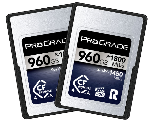 ProGrade Digital CFexpress™ Type A 4.0 Memory Card (Iridium) | 960GB / 2-Pack