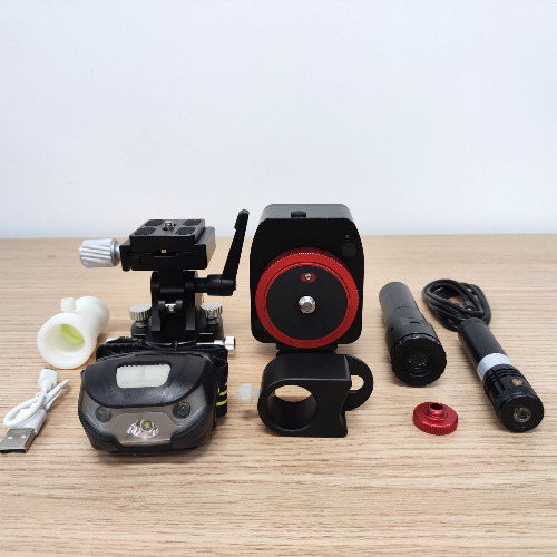 Move Shoot Move NOMAD Grab & Go Star Tracker for Beginner and Experienced Photographers,  🎁 Happy Milky Way Season - Do Not Miss Again! | Complete Kit（NOMAD+ Calibrated Pointer+Polar Scope+Wedge+HeadLamp)