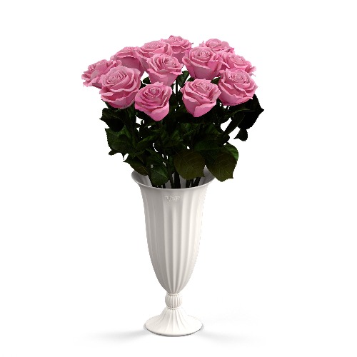 Aphrodite Porcelain Vase | One Dozen / Pink