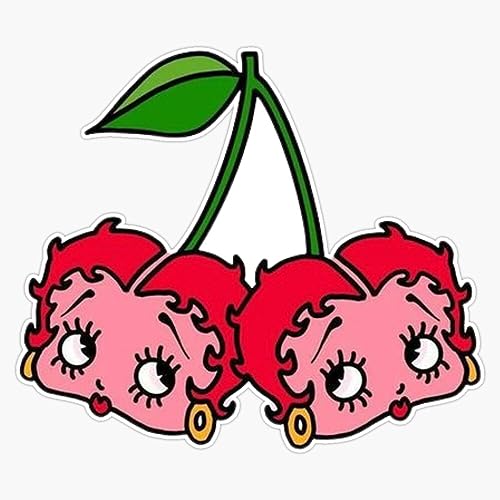 Cherry Boop!! Sticker Vinyl Waterproof Sticker Decal Car Laptop Wall Window Bumper Sticker 5"