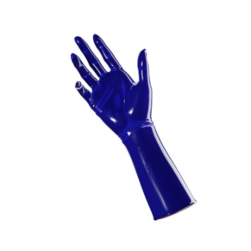 Cobalt Blue Gloves (Mid Arm) | Medium / 0.4mm