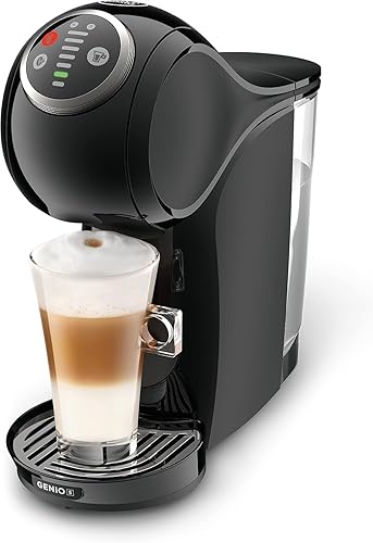 De'longhi Nescafe Dolce Gusto, Genio S PlusEDG315.B,Pod Capsule Coffee Machine , Espresso, Cappuccino, Latte and more, Black - Black