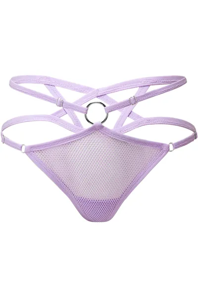 Possess Me Fishnet Panty | S / Lilac 
