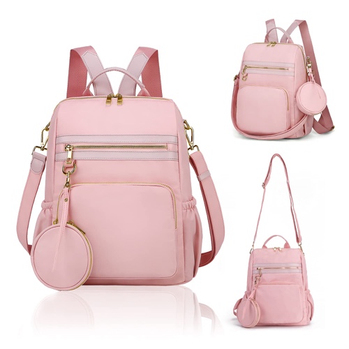 WindTook Women Backpack Casual Daypack Travel Bag Ladies Shoulder Bags - Pink-076