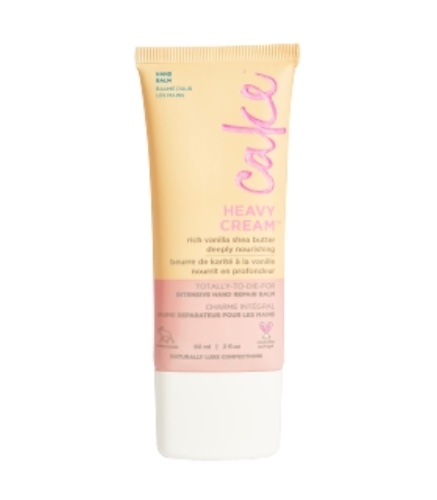 Cake Beauty Heavy Cream Intensive Hand Repair – Shea Butter, Coconut Oil, Aloe Vera & Green Tea – Vanilla Hand Cream for Dry Hands - Travel Size Hand Lotion, Vegan & Cruelty Free