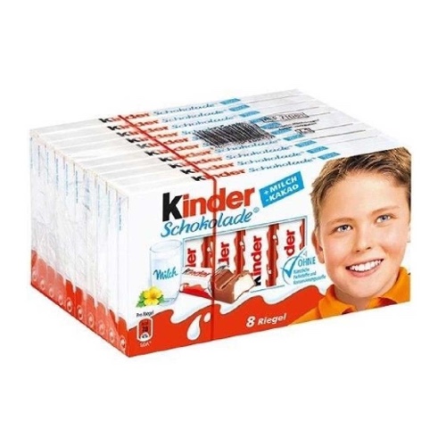 Kinder Chocolate, CASE, 8 Count (Pack of 10) - Chocolate 8 Count (Pack of 10)