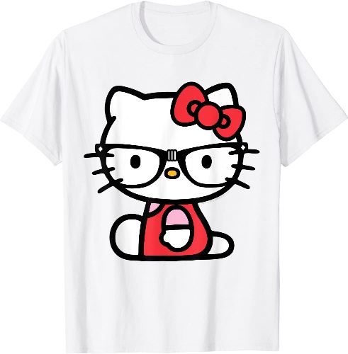 Hello Kitty Nerd Glasses Tee Shirt