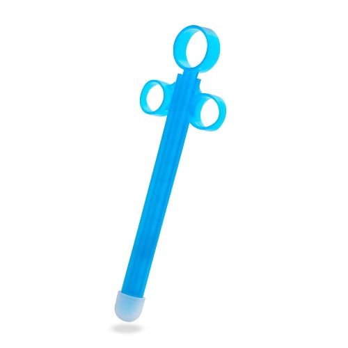 PABREY Lubricant Lube Applicator with Smooth Rounded Tip, Reusable/Durable/Easy to Clean - 1 Pack (Blue)