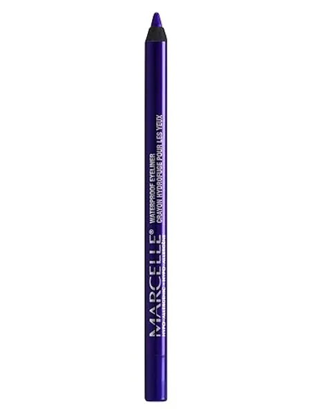 Marcelle Waterproof Eyeliner, Purple Rain, Ultra-Precise Application, Long-Lasting, Smudgeproof, Hypoallergenic, Fragrance-Free, Cruelty-Free, 1.2 g - Purple Rain