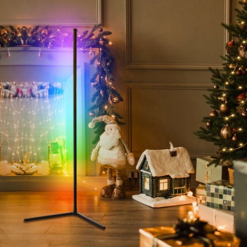 2-Pack RGBCW Corner Floor Lamps - 2-Pack