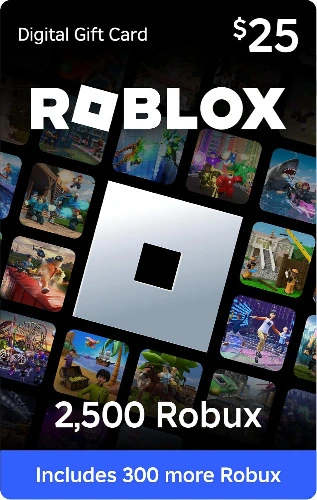  Roblox Digital Gift Card - 2,500 Robux