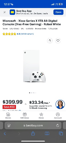 Microsoft - Xbox Series X 1TB All-Digital Console (Disc-Free Gaming) - Robot White