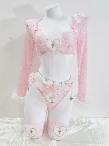 Pink Innocence Lingerie Set - M