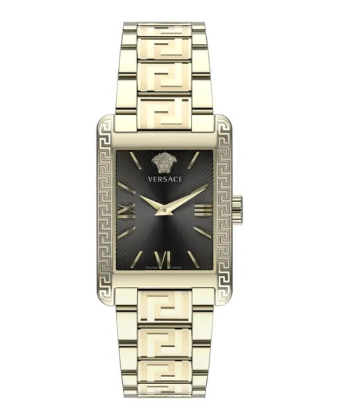 Versace Womens Gold 23x33 mm Tonneau Bracelet Fashion Watch VE1C01122