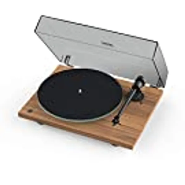 Pro-Ject T1 Phono SB Turntable with Built-in Preamp and Electronic Speed Change (Satin Walnut)