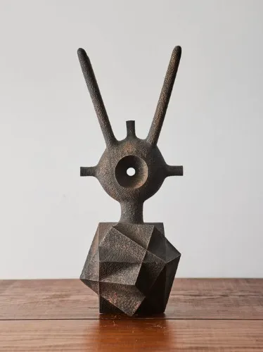 Aleph Geddis Wood Sculpture, Large Creature #45