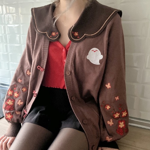 ♡ Hu Tao Genshin Impact Cardigan (Dark Version) ♡ 