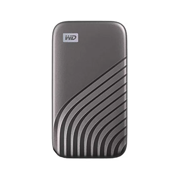 Western Digital 4TB My Passport SSD External Portable Solid State Drive, Grey, Up to 1,050 MB/s, USB 3.2 Gen-2 and USB-C Compatible (USB-A for older systems) – WDBAGF0040BGY-WESN