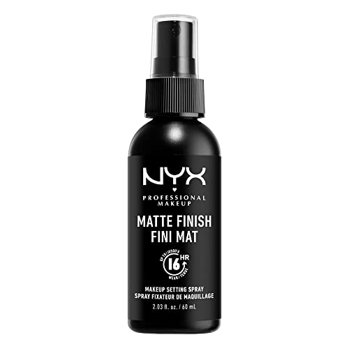 NYX PROFESSIONAL MAKEUP, Makeup Setting Spray, Long lasting, 60 ML (Pack of 1) - MATTE FINISH - SETTING SPRAY - clear