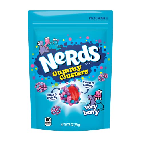 Nerd Nerds Gummy Clusters,Very Berry,8oz
