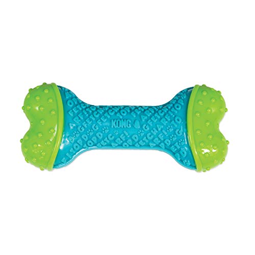 KONG Squeezz Dental Stick - Dog Chew Stick with Unique & Flexible Texture - Dental Dog Toy to Aid Teeth & Gum Cleaning - Dog Dental Chew Toy - Medium/Large Dogs - Small/Medium