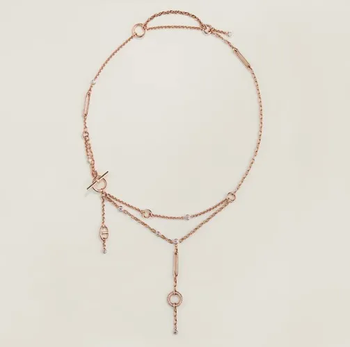 Chaine d'ancre Chaos lariat necklace