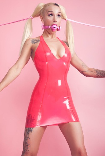 Deep V Mini Dress | XS / No Zipper