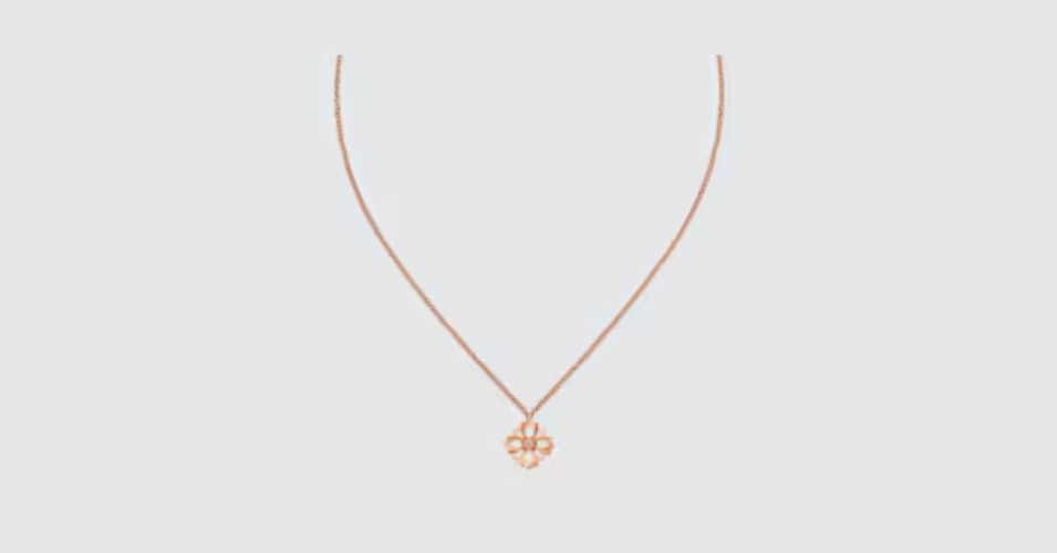 Gucci - Gucci Flora 18k chain necklace