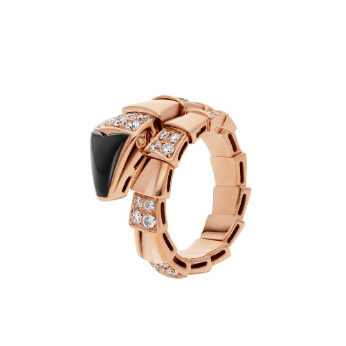Serpenti Viper Ring Rose Gold 356879 | Bvlgari Official Store