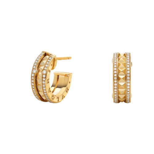 B.zero1 Yellow Gold Earrings 357918 | Bvlgari Yellow Gold 357918 | Earrings | Bvlgari Official Store