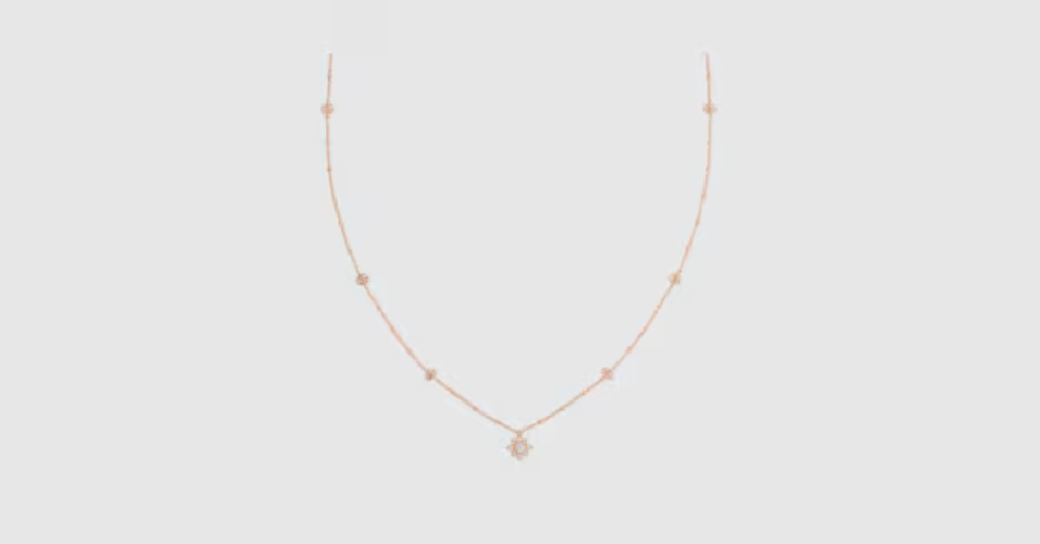 Gucci Flora 18k diamond necklace