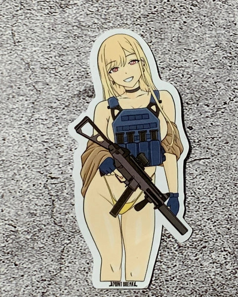 Tactical lewd Anime sticker