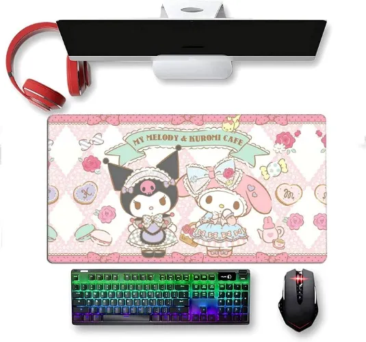My Melody + Kuromi large gaming mousepad (15.8inx29.5In)