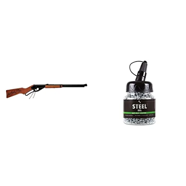 Daisy Outdoor Products Model 1938 Red Ryder BB Gun, Wood Grain, Overall Length: 35.4 Inch