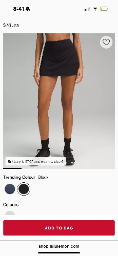 lulu pace rival skirt!