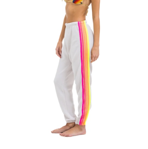 aviator nation 5 stripe sweatpants